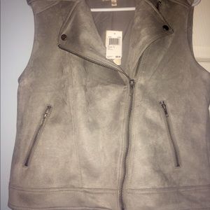 Philosophy zip up vest